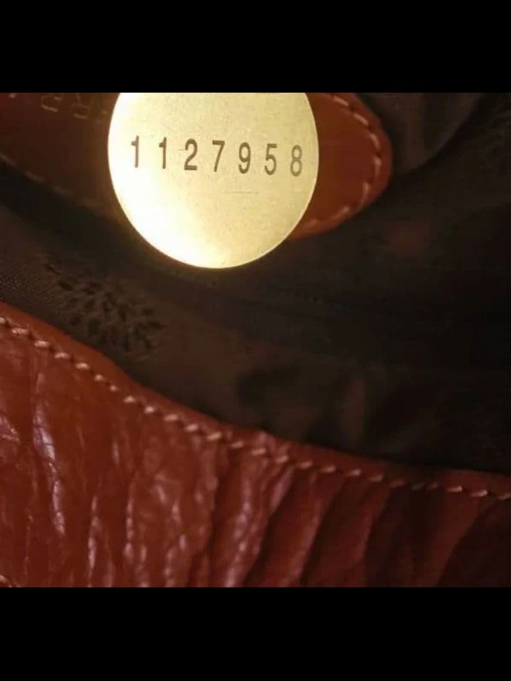 Mulberry Tan Leather Satchel with Brass Hardware - Picture 11 of 16
